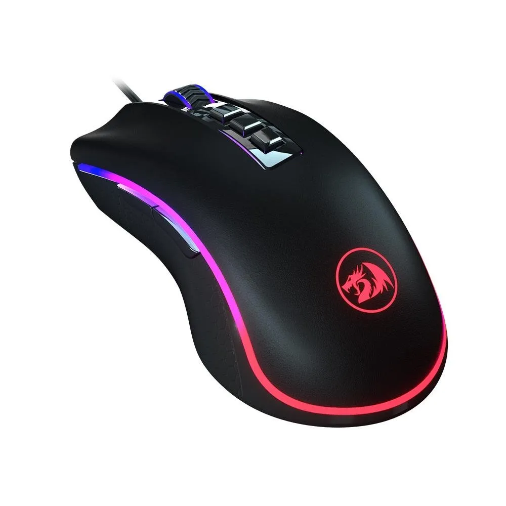 Mouse Gamer Redragon King Cobra 2, Rgb Chroma, 24000dpi, Sensor ptico, Usb, Preto - M711-Fps-1